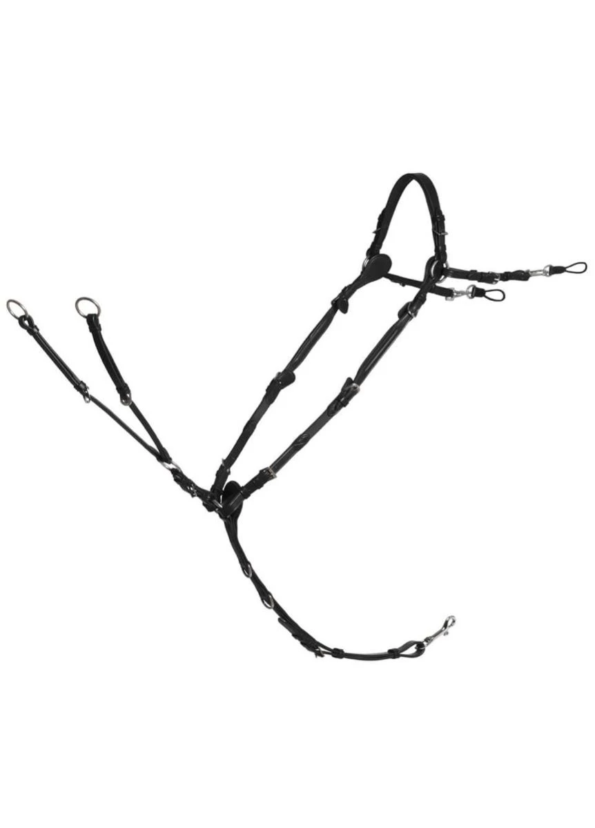 Schockemohle Sevilla Select Breastplate - Black/Silver 3 Schockemohle Sevilla Select Breastplate - Black/Silver